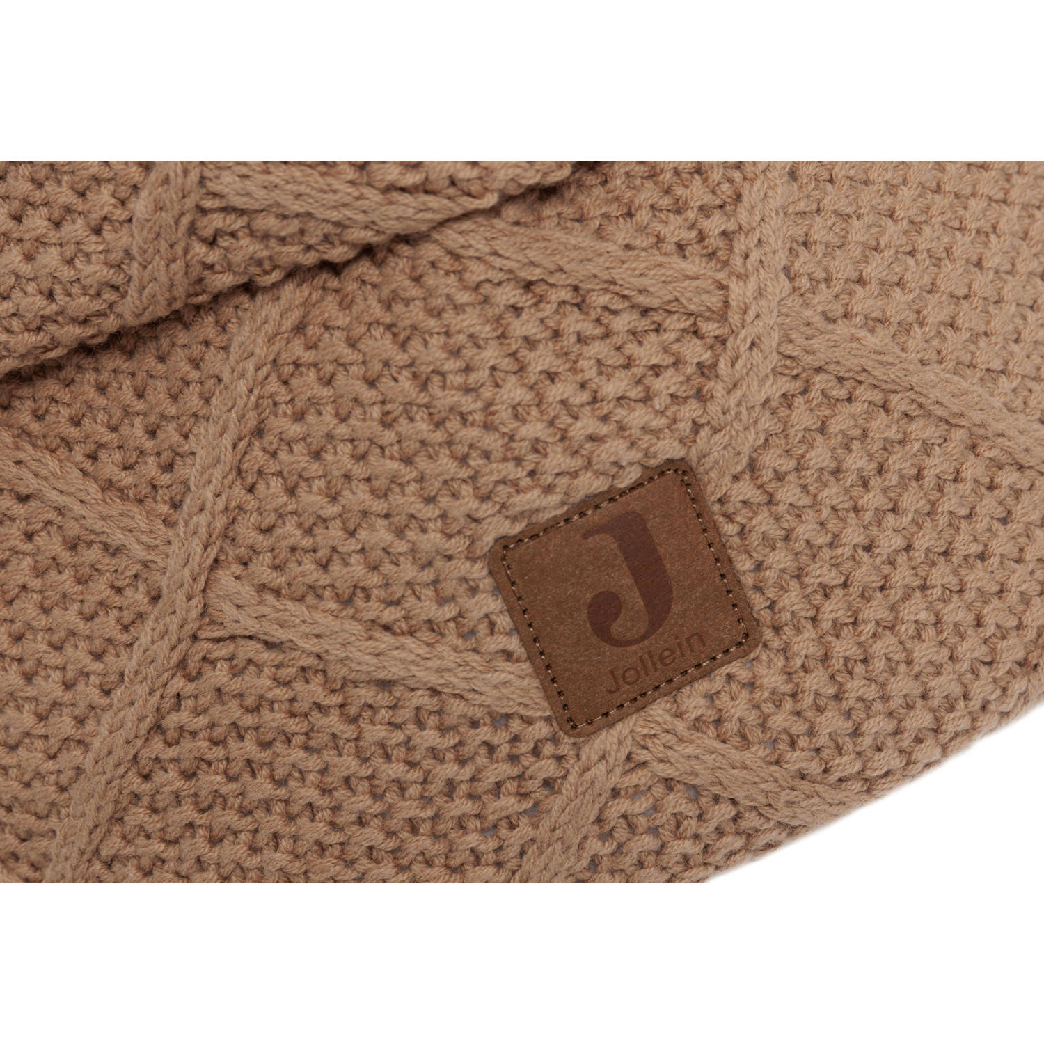Jollein commodemandje Check Knit Biscuit