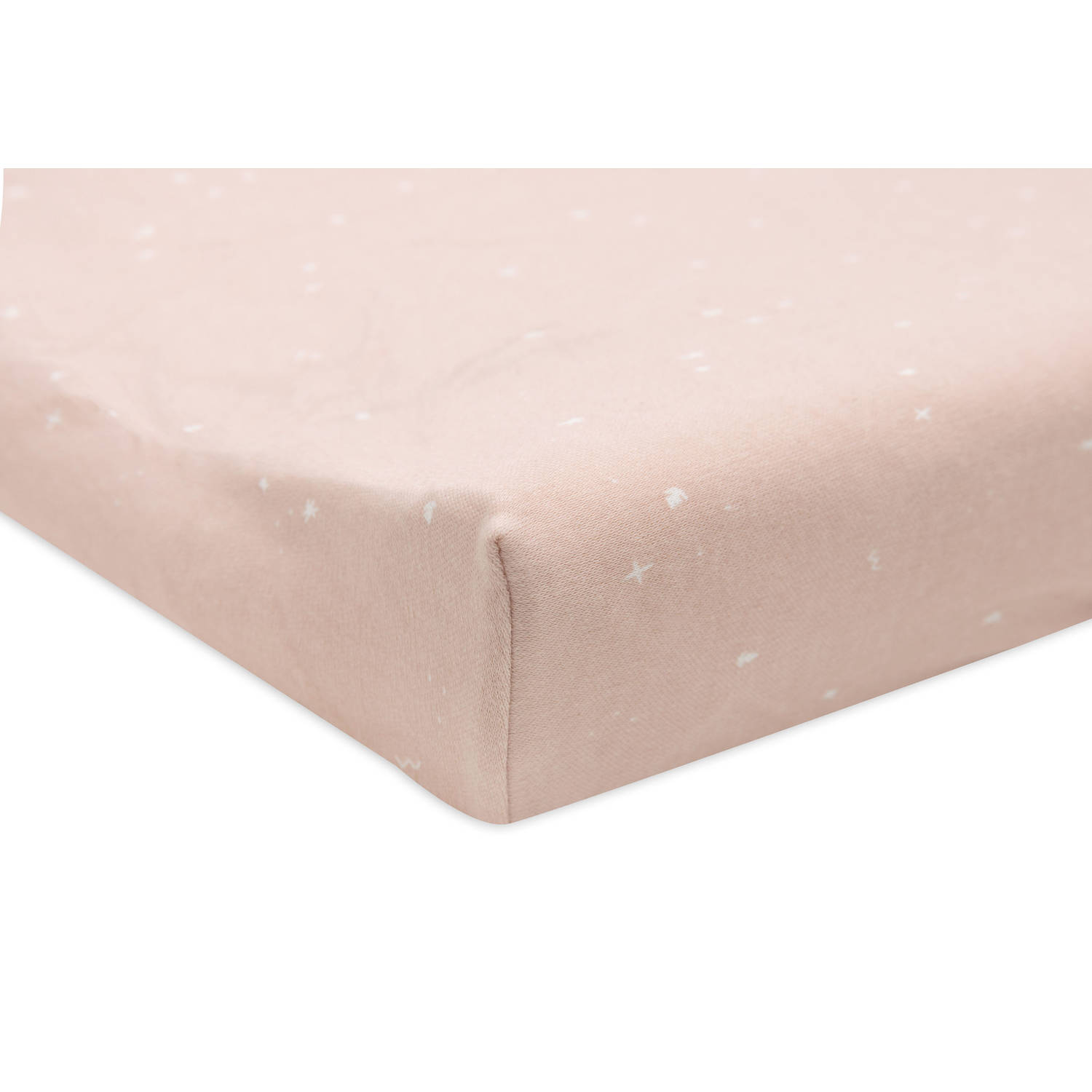 Jollein jersey aankleedkussenhoes Twinkling -Wild Rose