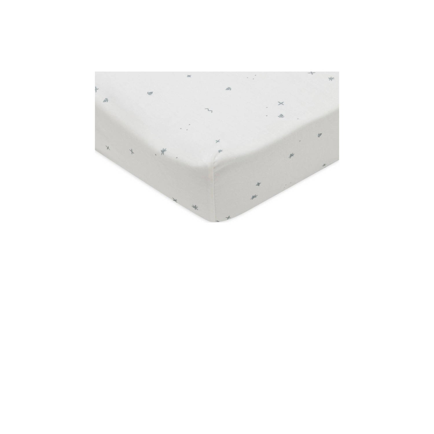 Jollein jersey ledikant hoeslaken Twinkling Sea Green