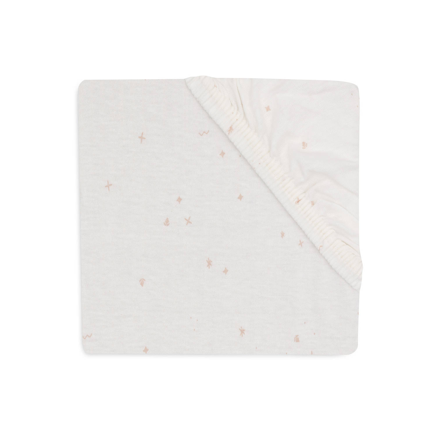 Jollein jersey ledikant hoeslaken Twinkling Wild Rose