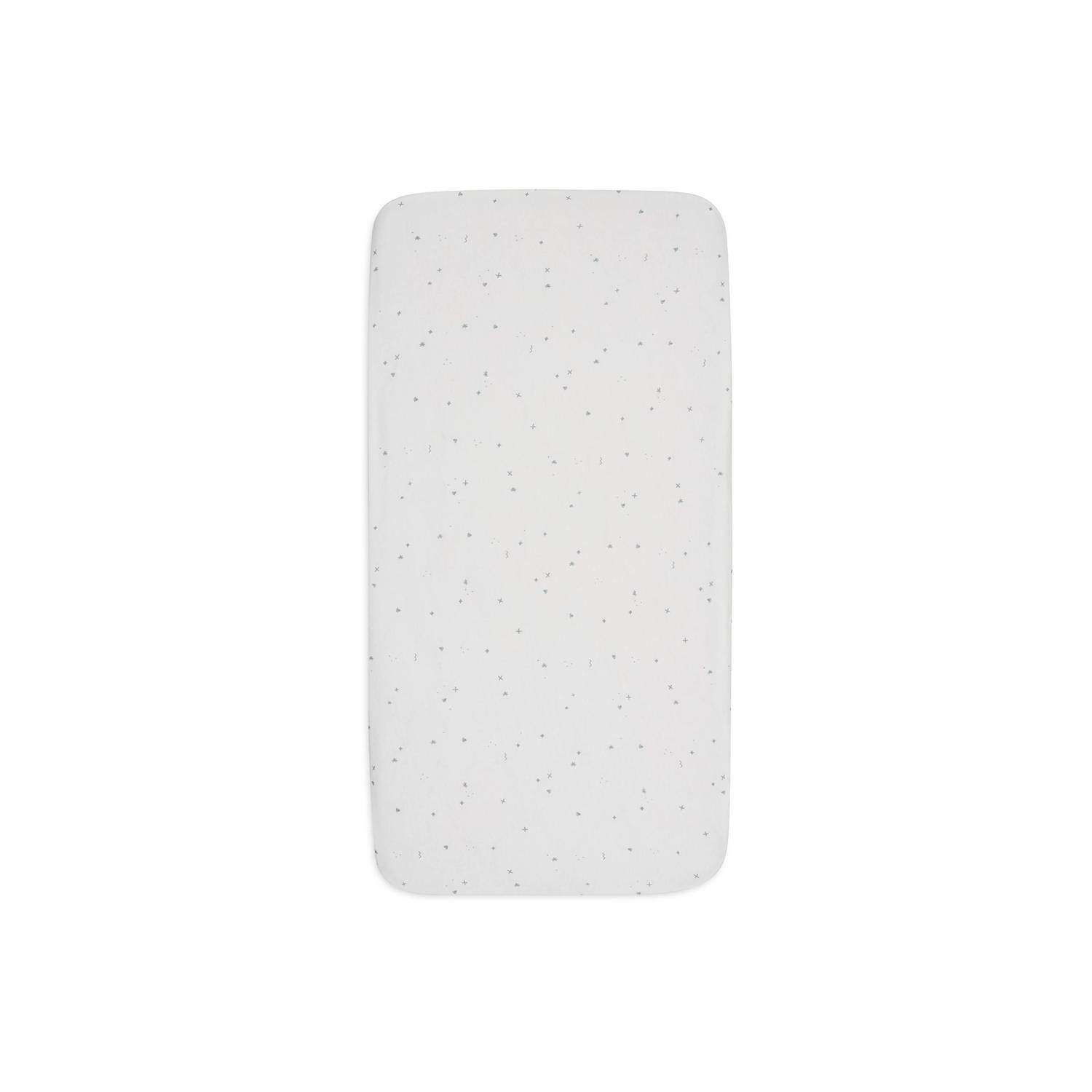 Jollein jersey ledikant hoeslaken Twinkling Sea Green (140x70 cm)