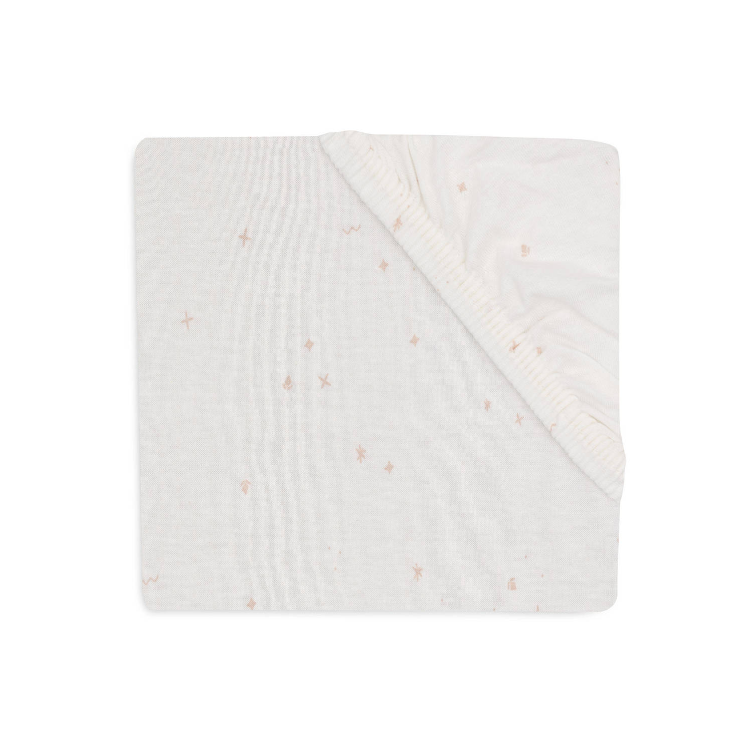 Jollein jersey ledikant hoeslaken Twinkling Wild Rose