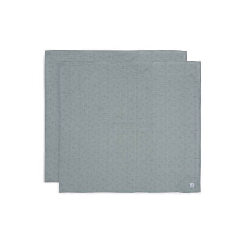 Jollein hydrofiele doek large Miffy Silhouettes - set van 2 Sea Green afbeelding