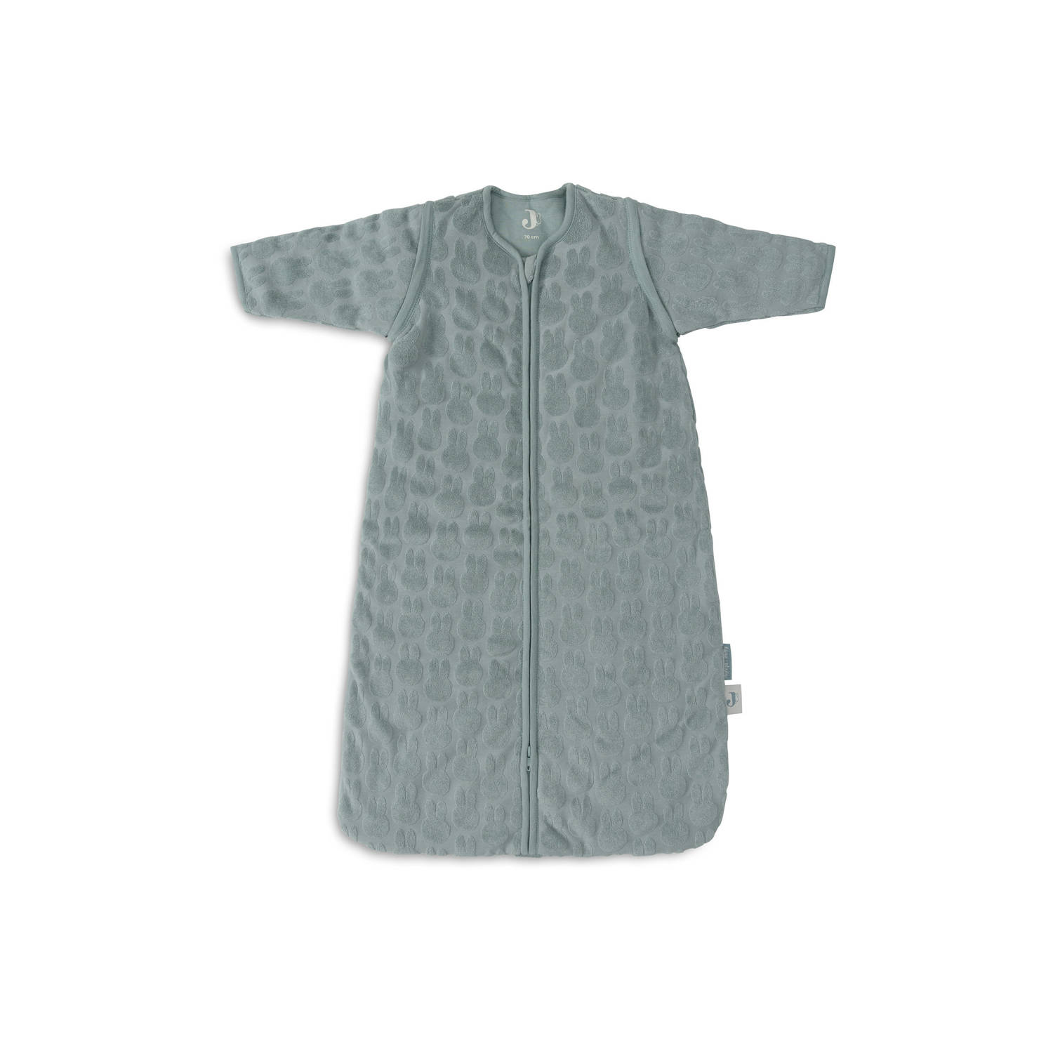 Jollein slaapzak met afritsbare mouw Miffy Jacquard Sea Green