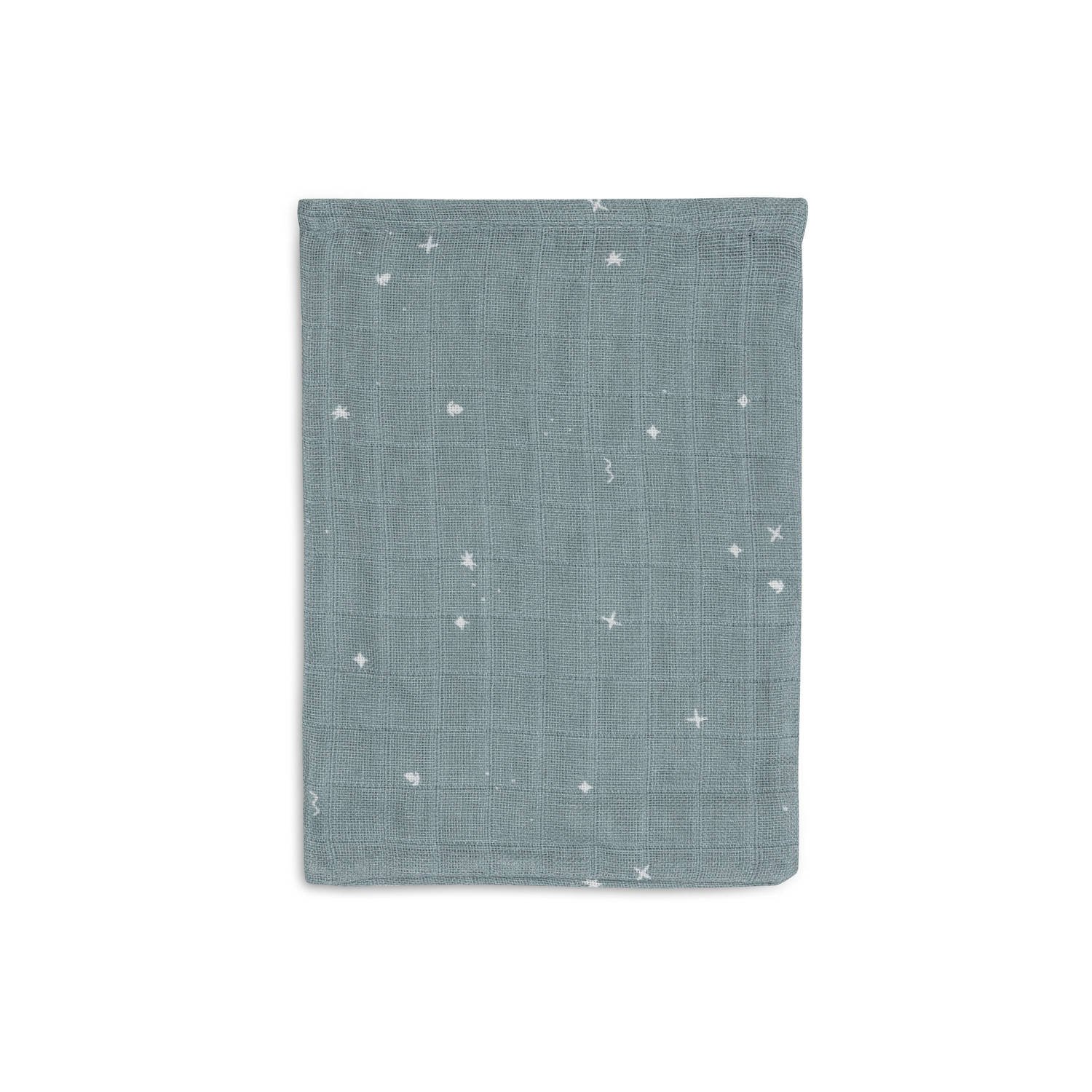 Jollein hydrofiel washandje set van 3 Twinkling Sea Green