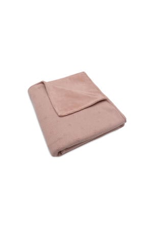 ledikant deken Cosy Knit - Wild Rose/Velvet