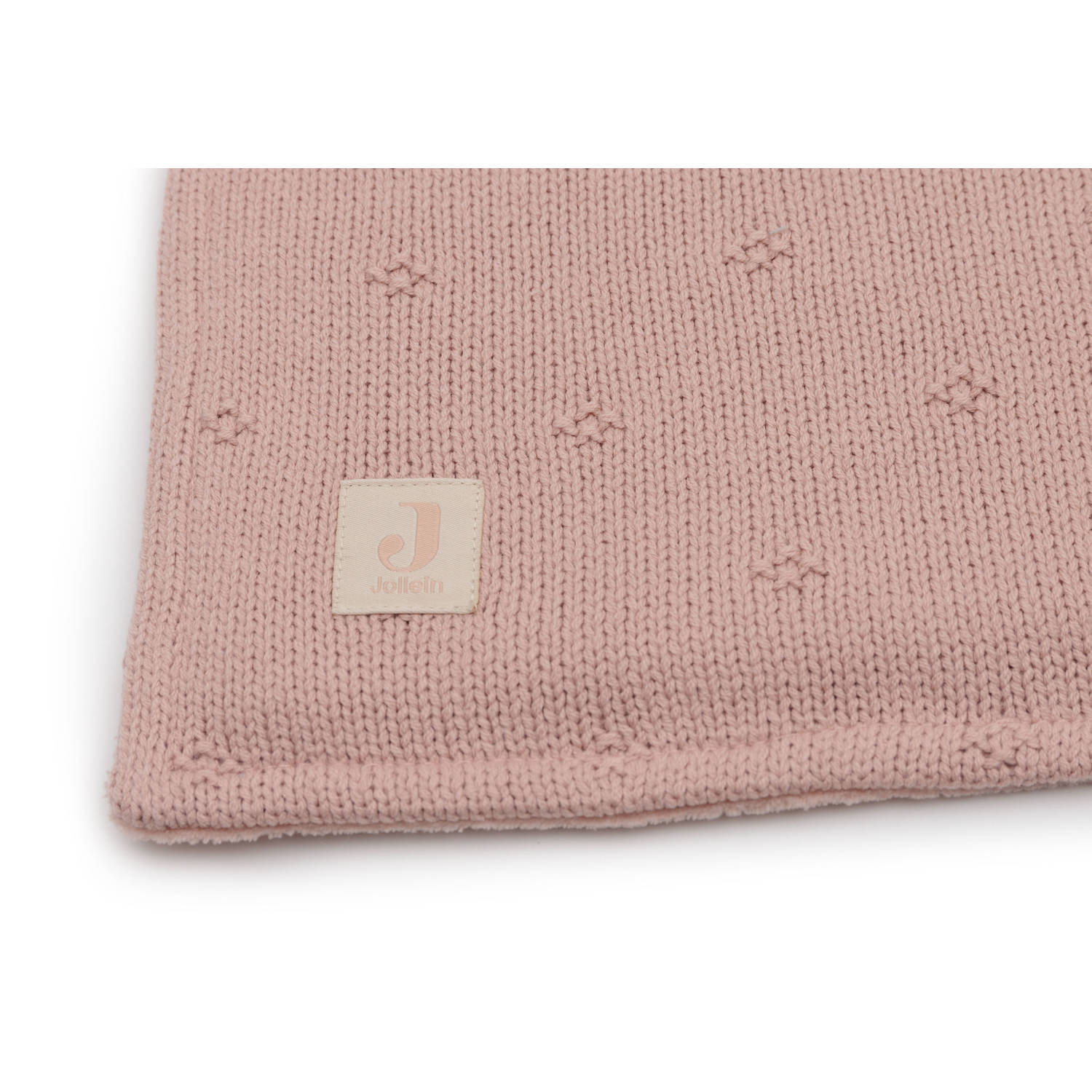 Jollein wiegdeken Cosy Knit Wild Rose Velvet