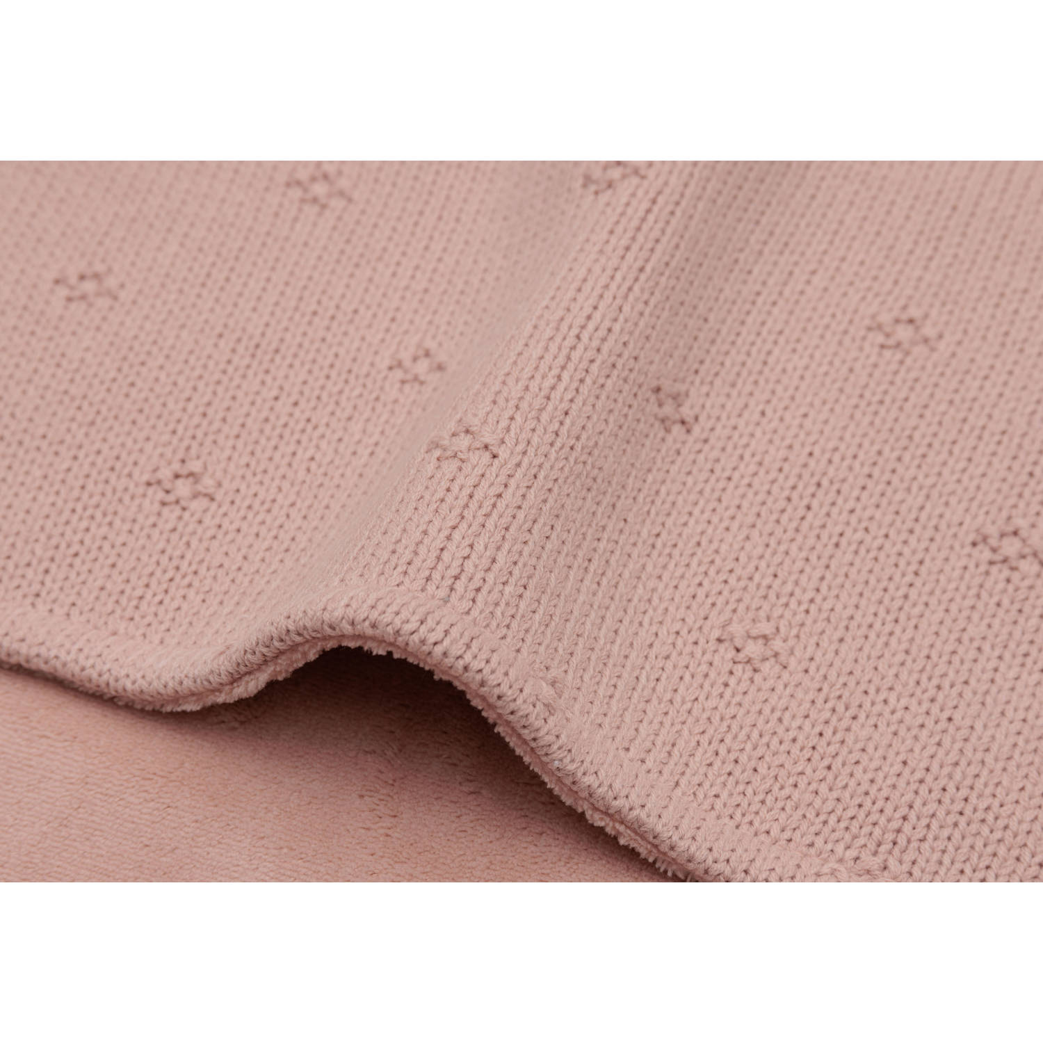 Jollein wiegdeken Cosy Knit Wild Rose Velvet