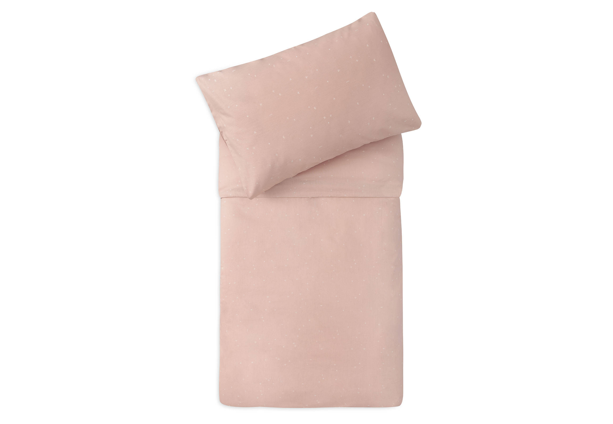 Jollein Children's Bed Sheet Twinkling, Wild Rose, 120 x 150 cm, 100% Cotton, Oeko-Tex Certified Jollein Children's Bed Sheet Twinkling, Wild Rose, 120 x 150 cm, 100% Cotton, Oeko-Tex Certified