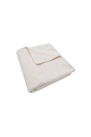 ledikant deken Cosy Knit - Ivory/Velvet