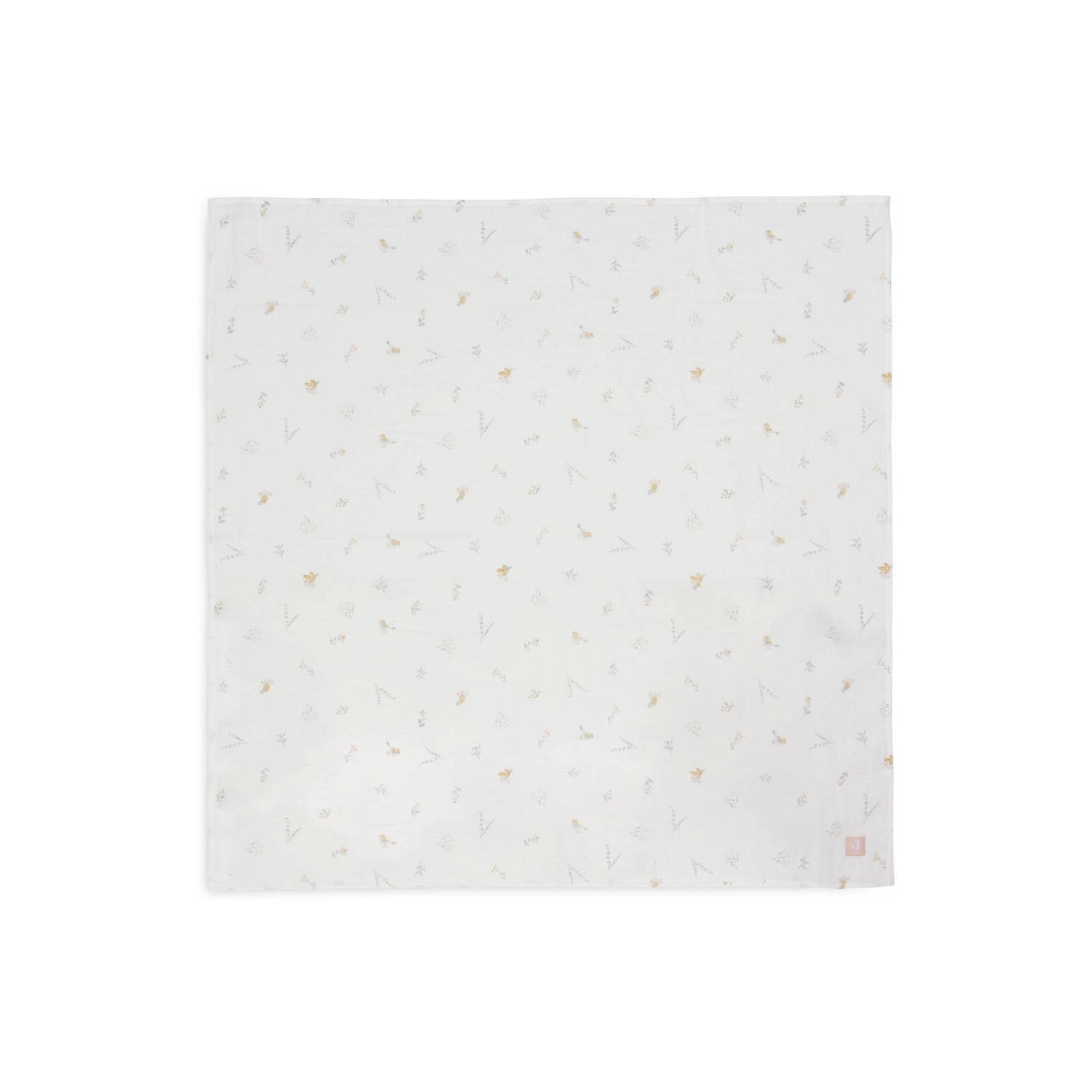 Jollein hydrofiele doek 115x115cm Lovely Birds set van 2