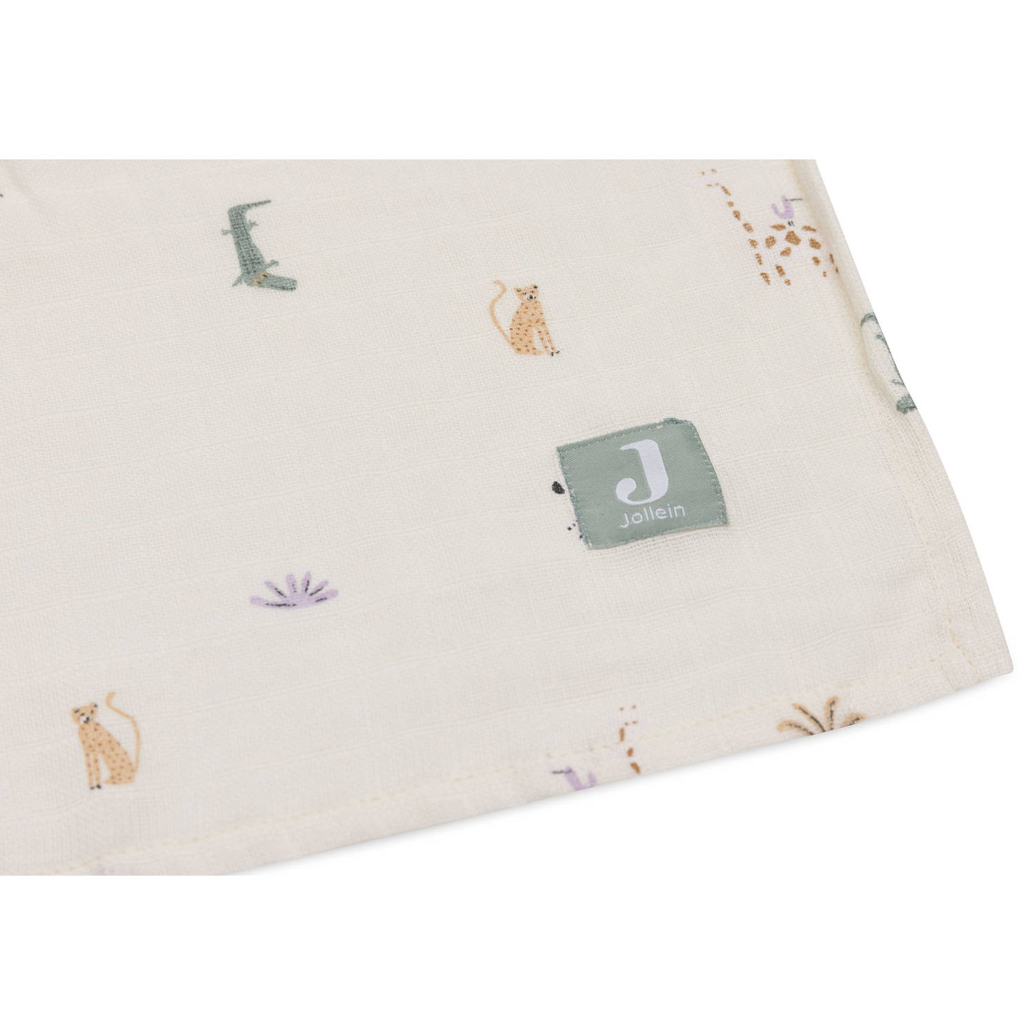 Jollein hydrofiele doek 115x115cm Jungle Jambo set van 2