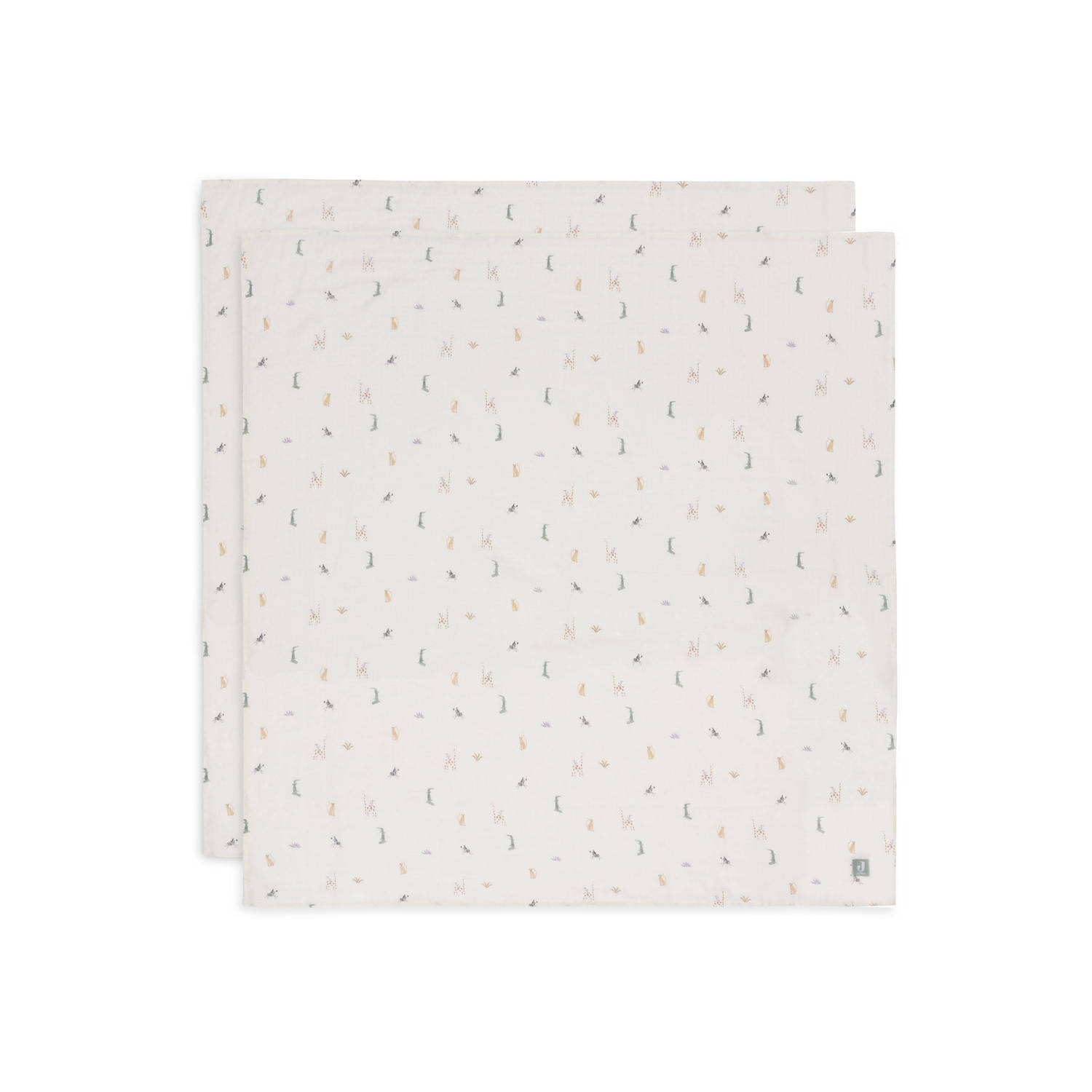 Jollein hydrofiele doek 115x115cm Jungle Jambo set van 2