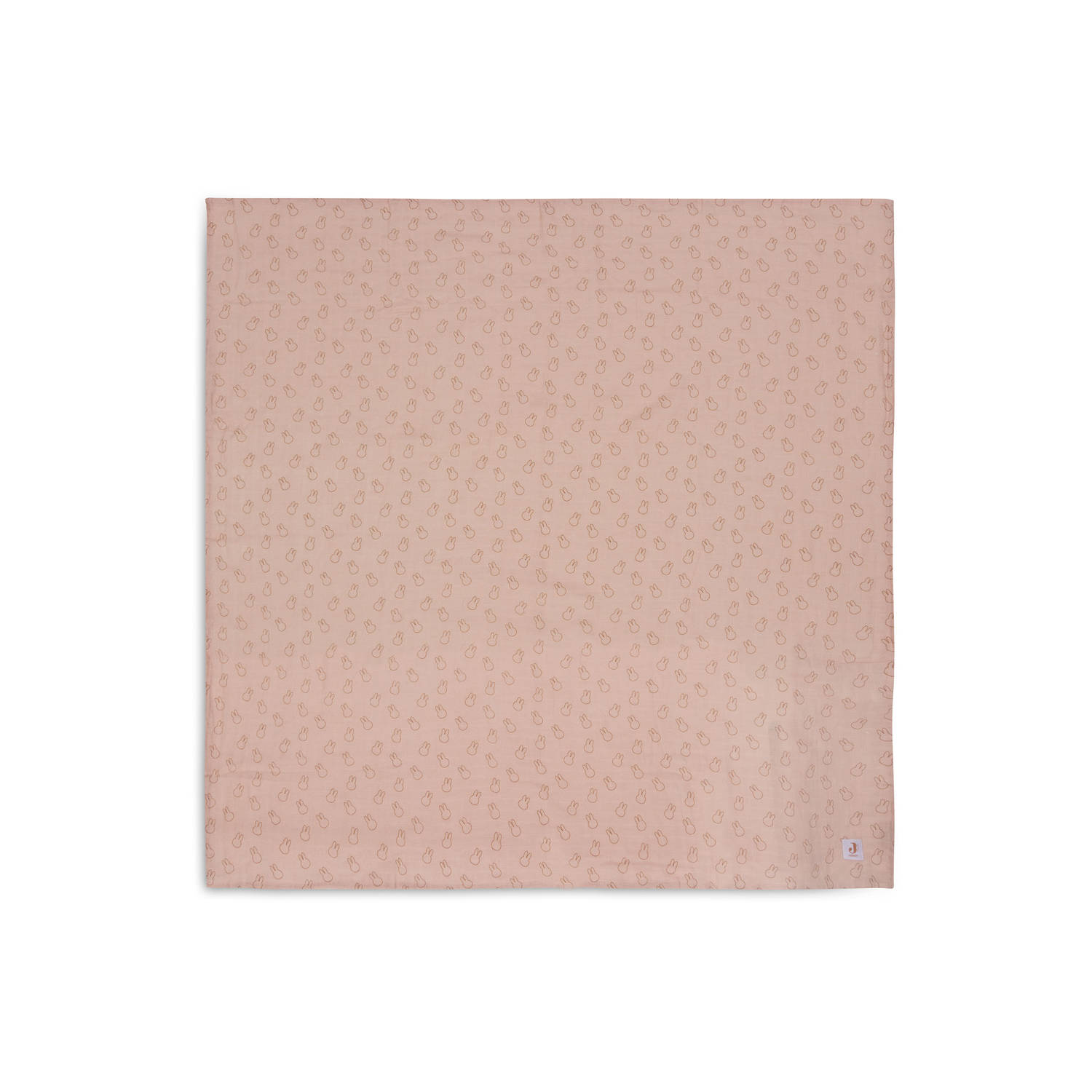 Jollein hydrofiele doek large Miffy Silhouettes set van 2 Wild Rose