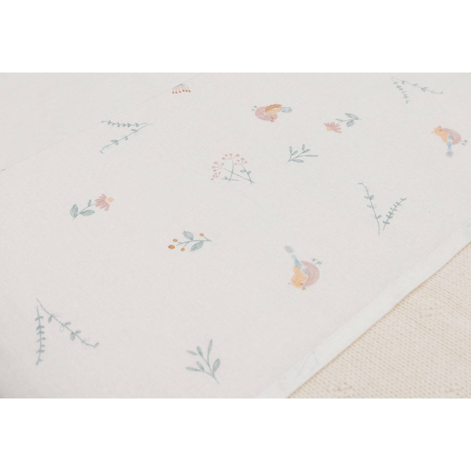 Jollein ledikantlaken Lovely Birds