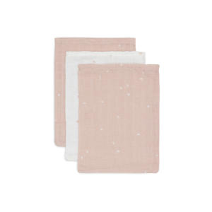 hydrofiel washandje Twinkling - set van 3 Wild Rose