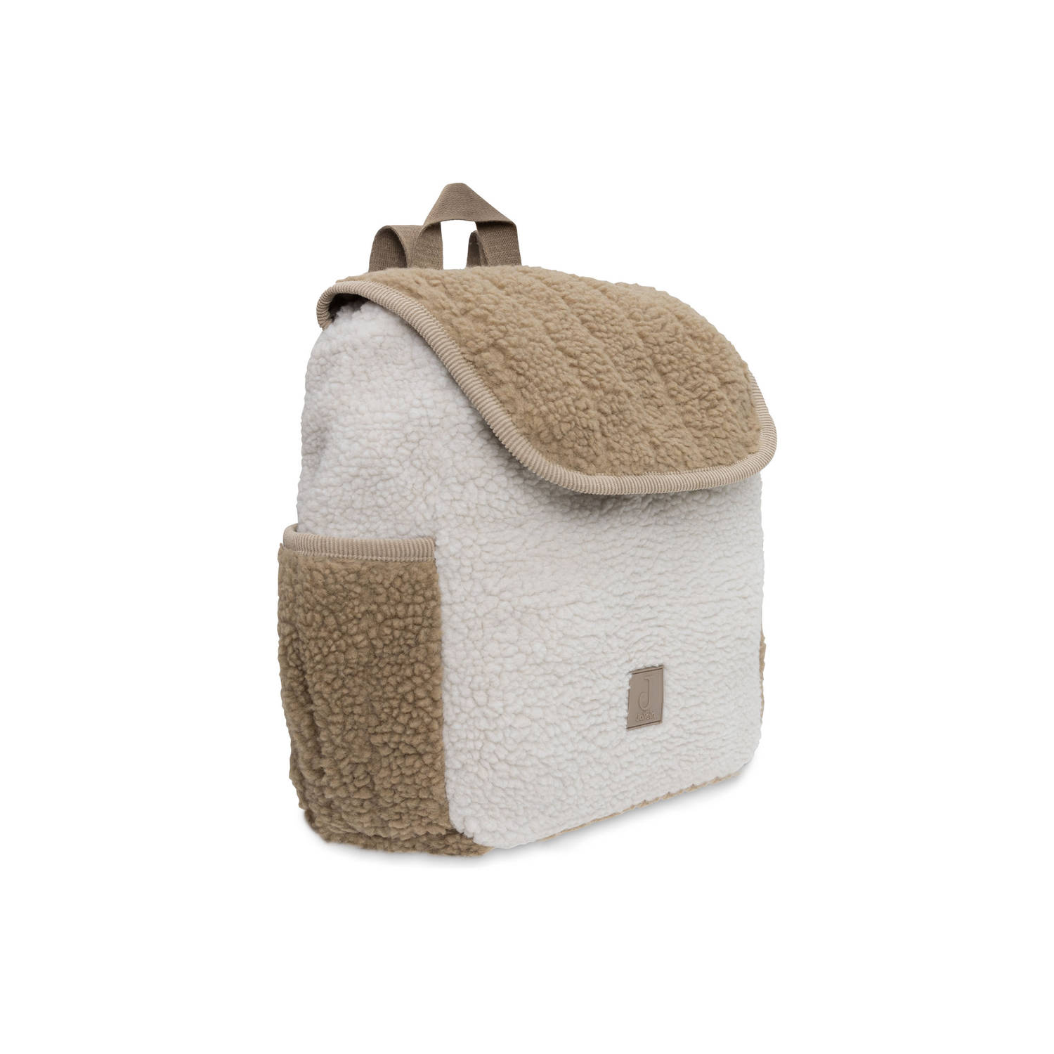 Jollein rugtasje Colourblock Naturel