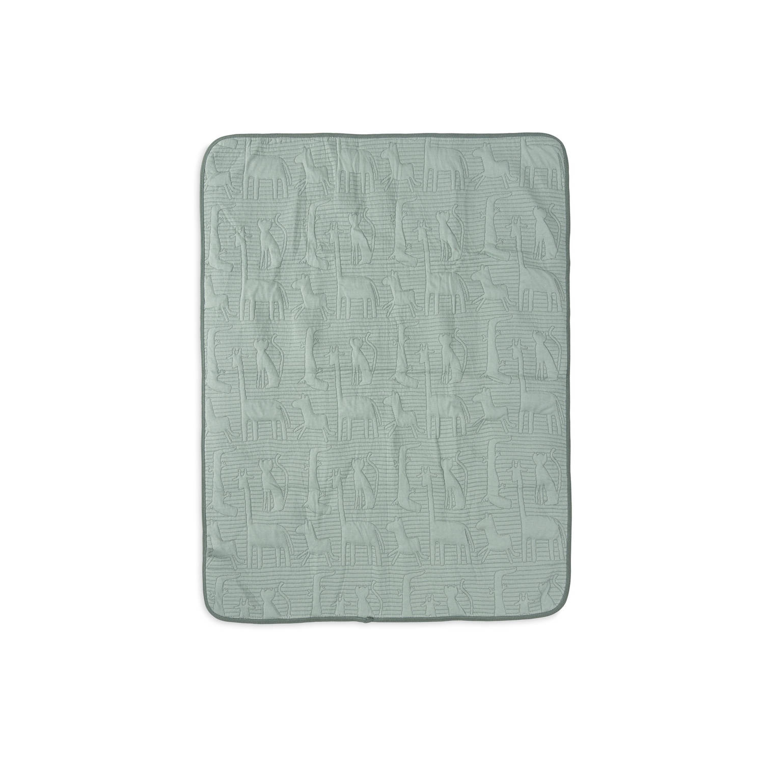 Jollein reversible wiegdeken Jungle Jambo Ash Green Laurel