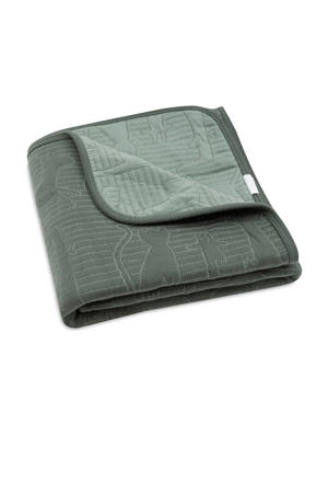 reversible wiegdeken Jungle Jambo - Ash Green/Laurel