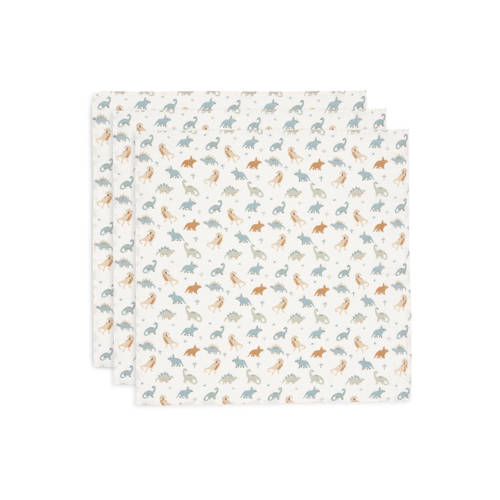 Jollein hydrofiele doek small - set van 3- Roarsome afbeelding