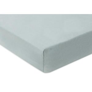 jersey ledikant hoeslaken Sea Green