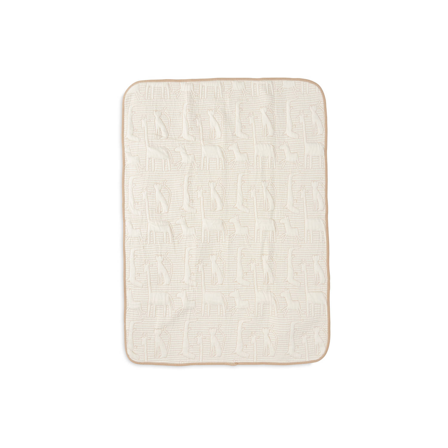 Jollein reversible wiegdeken Jungle Jambo Biscuit Oatmeal
