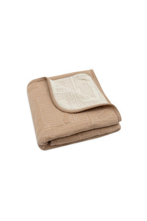 reversible wiegdeken Jungle Jambo - Biscuit/Oatmeal