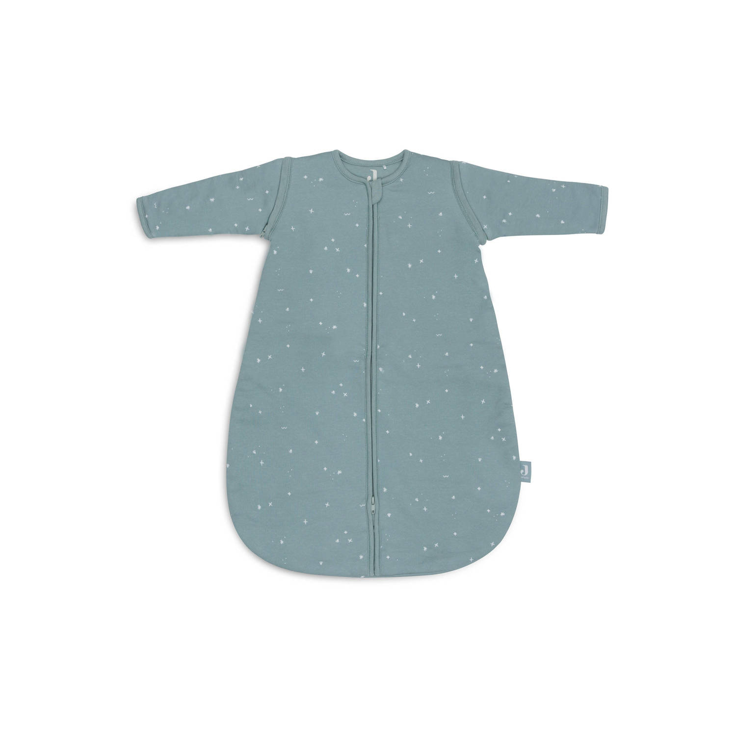 Jollein slaapzak met afritsbare mouw Twinkling Sea Green