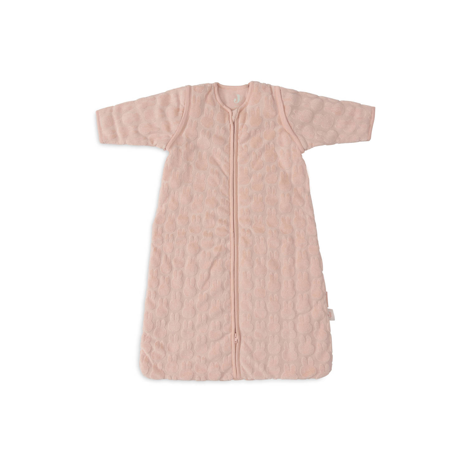 Jollein slaapzak met afritsbare mouw Miffy Jacquard Wild Rose