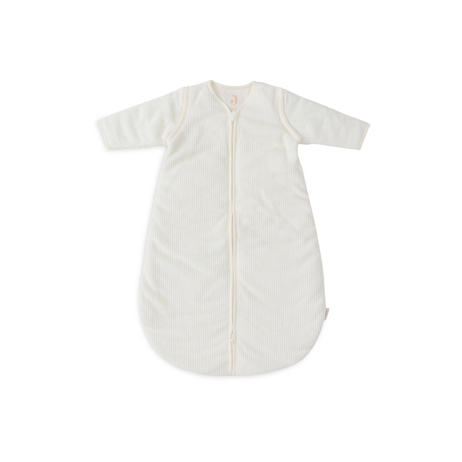 Jollein slaapzak met afritsbare mouw Rib Ivory