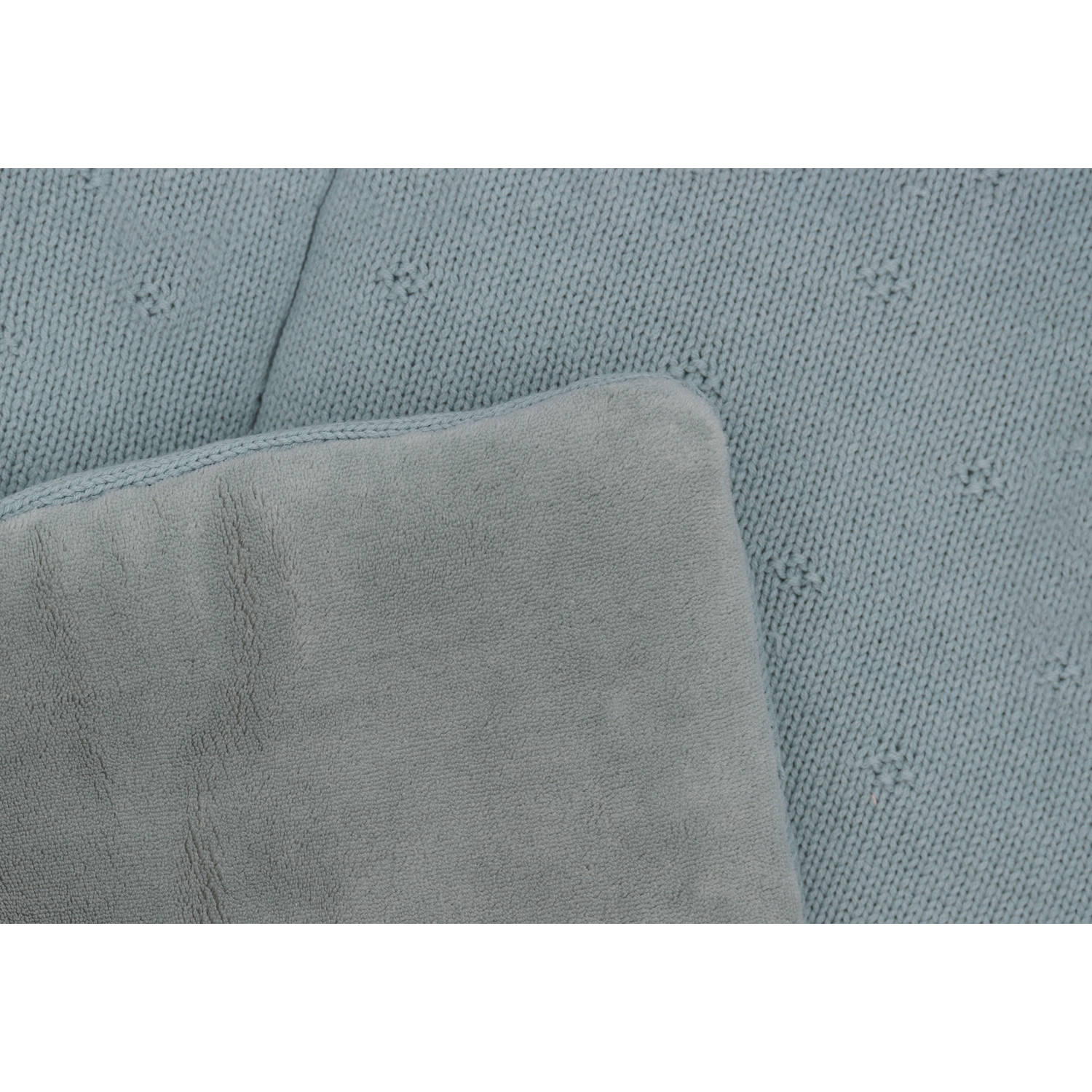 Jollein boxkleed Cosy Knit Sea Green