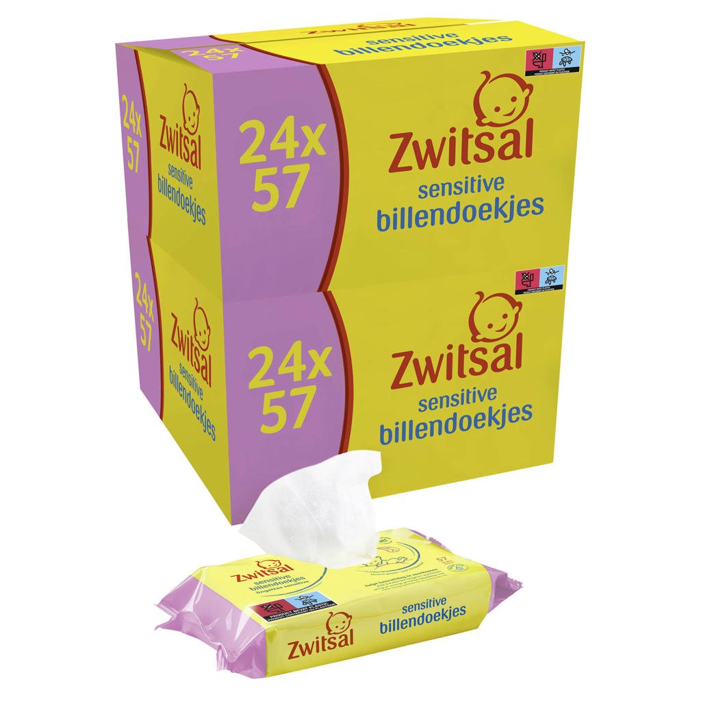 Zwitsal Sensitive billendoekjes - 48 x 57 stuks