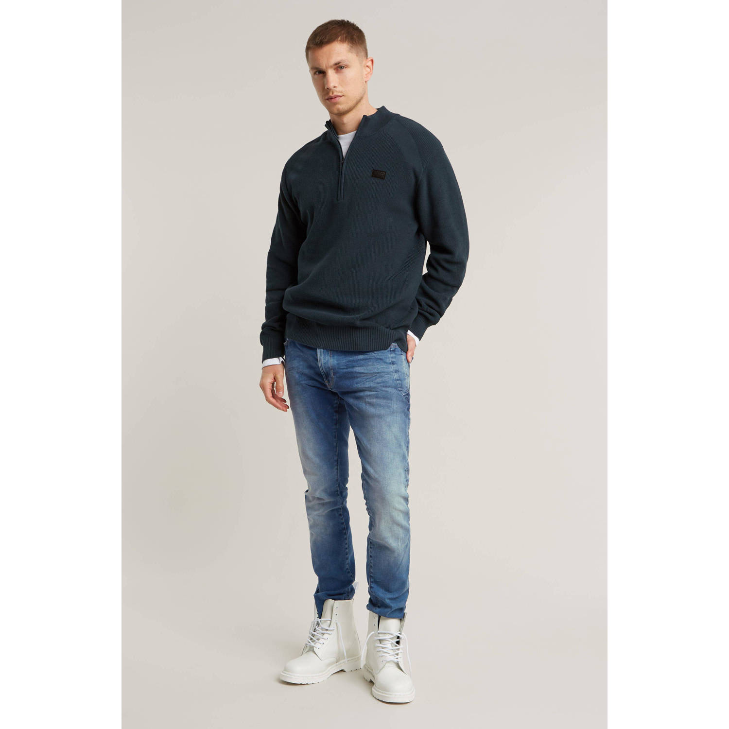 G-Star RAW Detailed Skipper Donkerblauw Heren