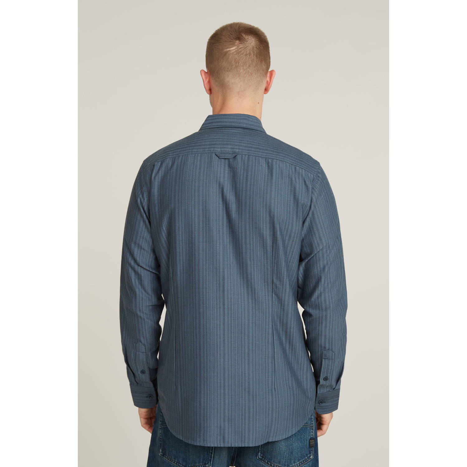 G-STAR gemêleerd slim fit overhemd Bristum 2.0