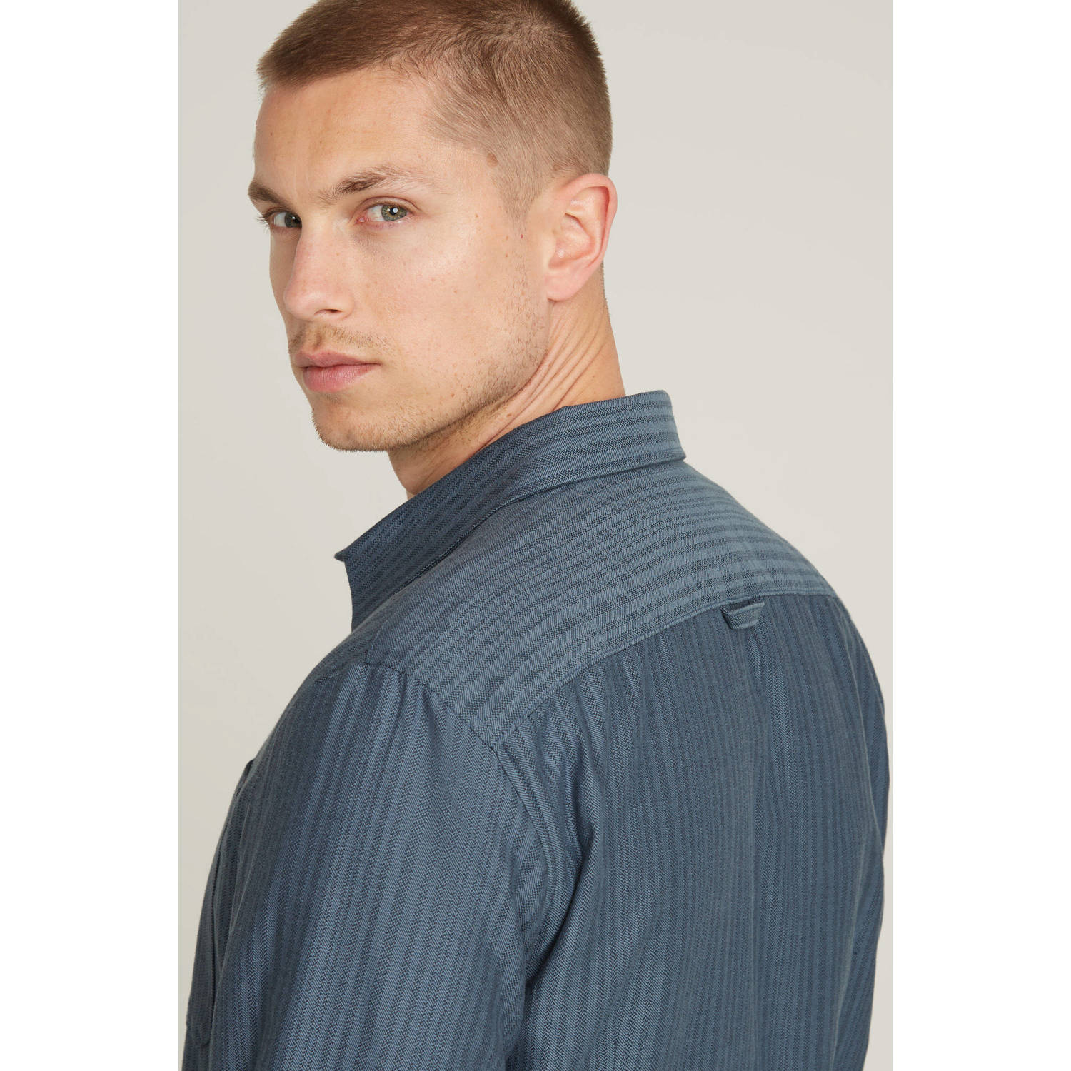 G-STAR gemêleerd slim fit overhemd Bristum 2.0