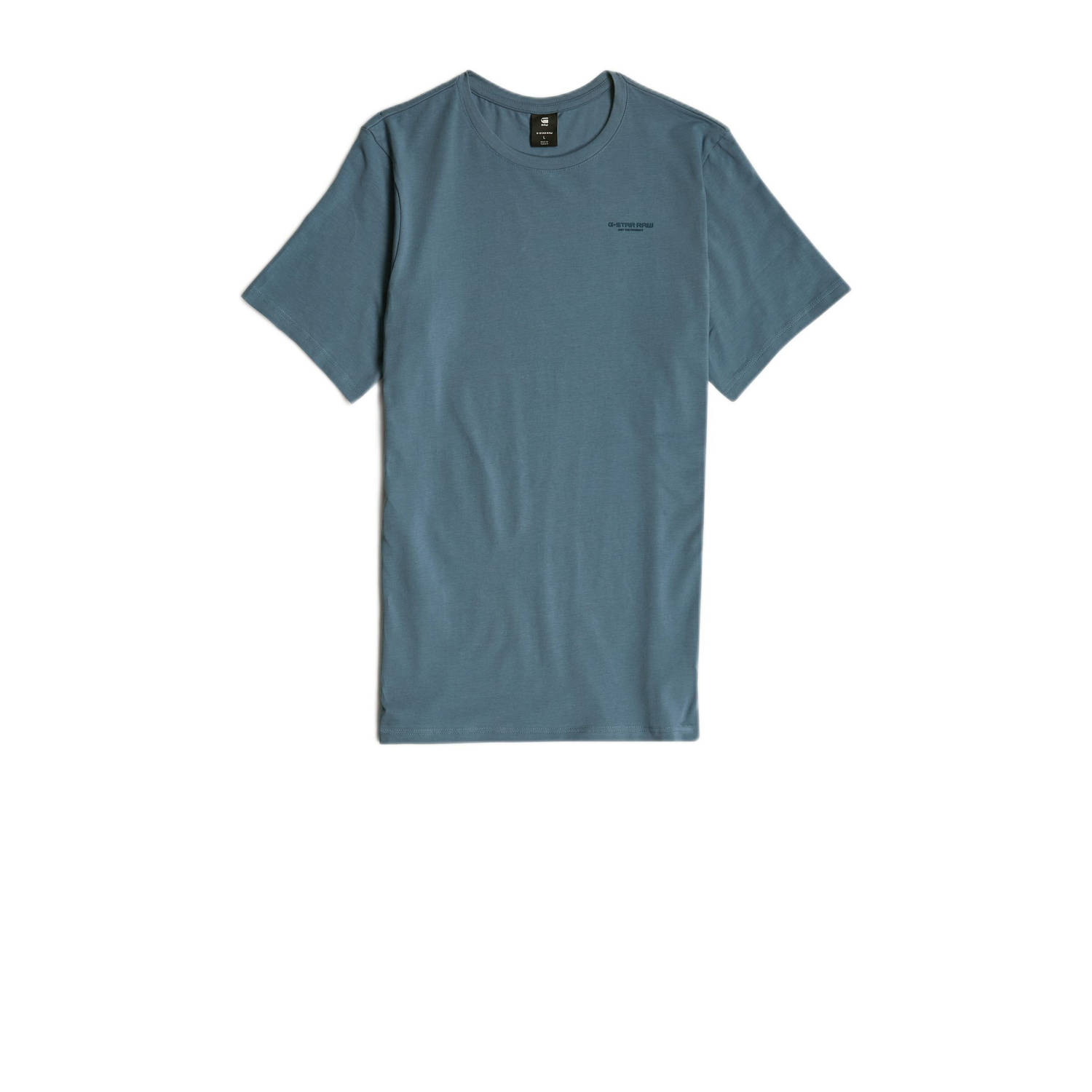 G-Star RAW Slim Base T-Shirt Midden blauw Heren