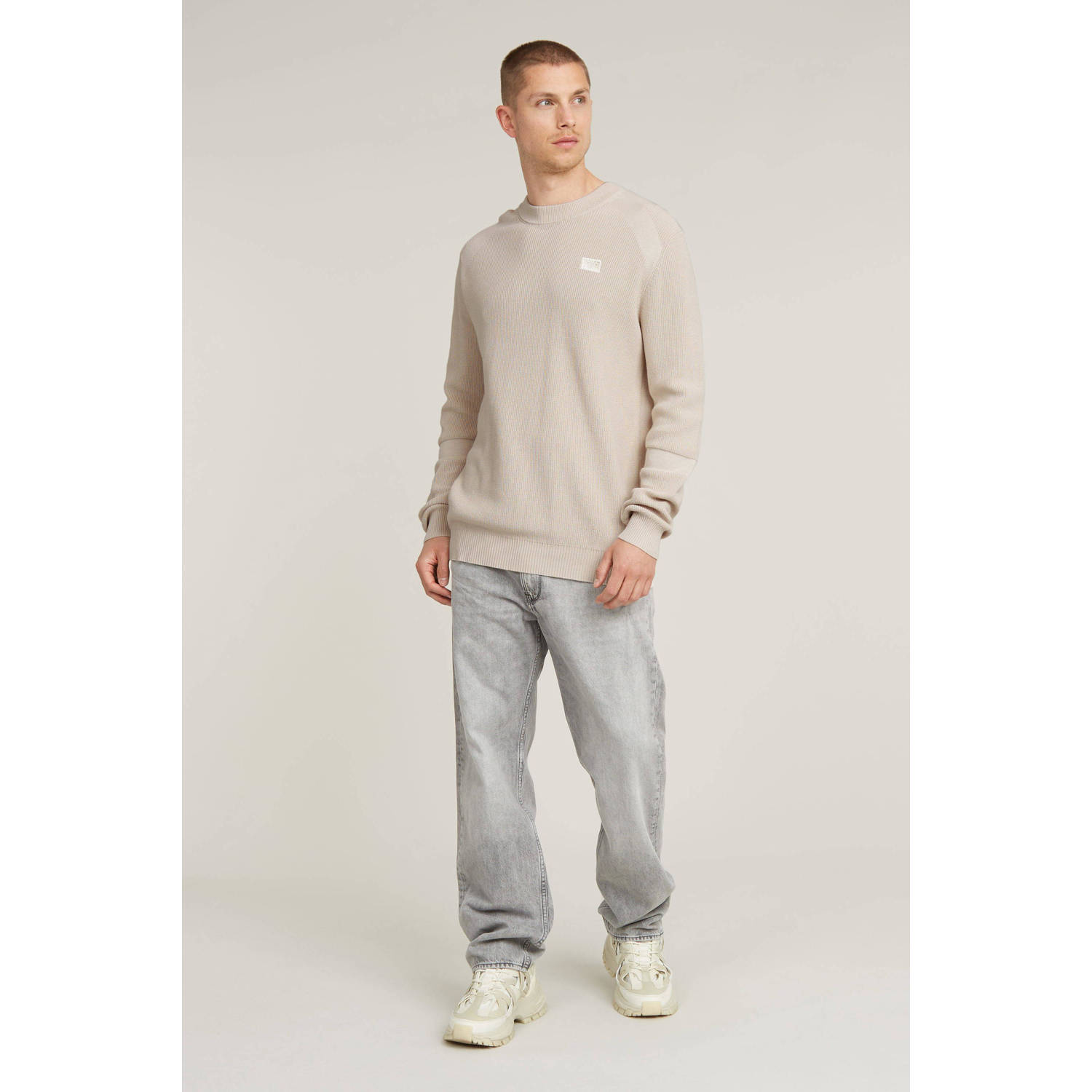 G-STAR gebreide trui beige