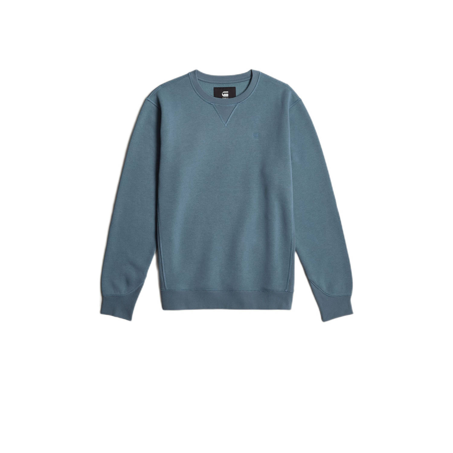 G-Star RAW Premium Core Sweater Midden blauw Heren
