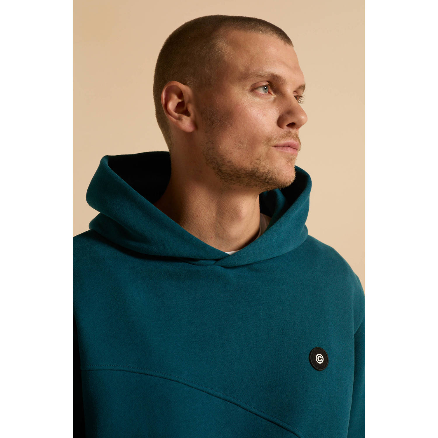 JACK & JONES CORE hoodie petrol