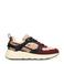 POSH by Poelman Bodie chunky sneakers donkerrood multi