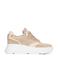 Poelman Jana chunky leren sneakers beige