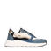 POSH by Poelman chunky sneakers blauw denim