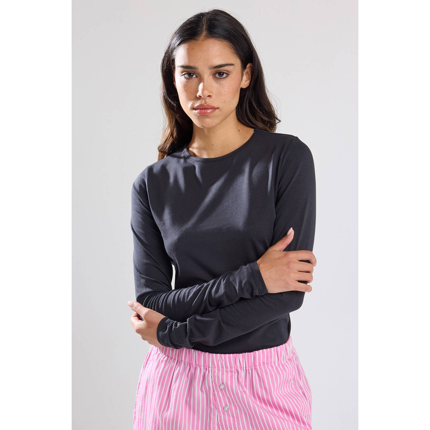 America Today jersey top zwart