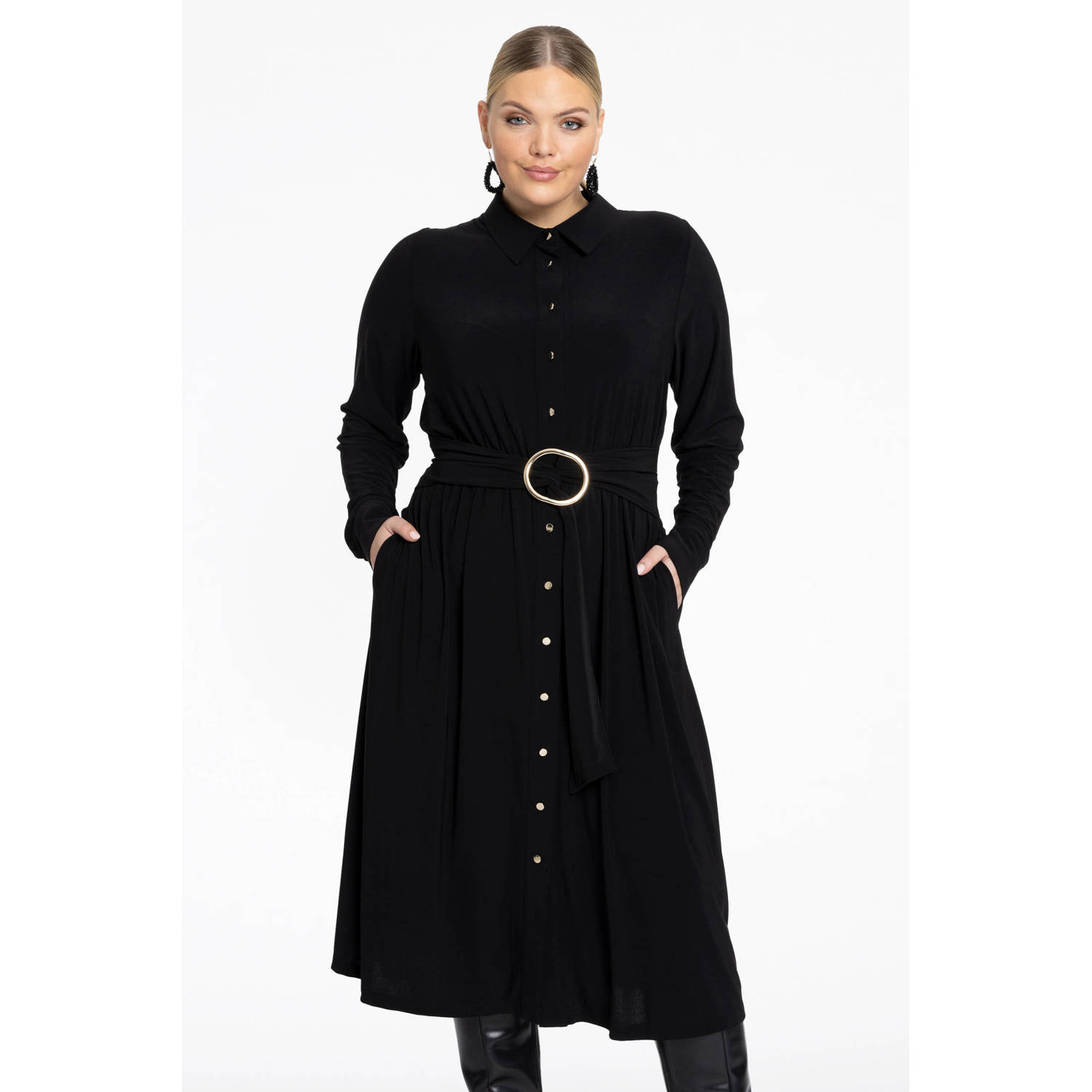 YOEK blousejurk DOLCE zwart