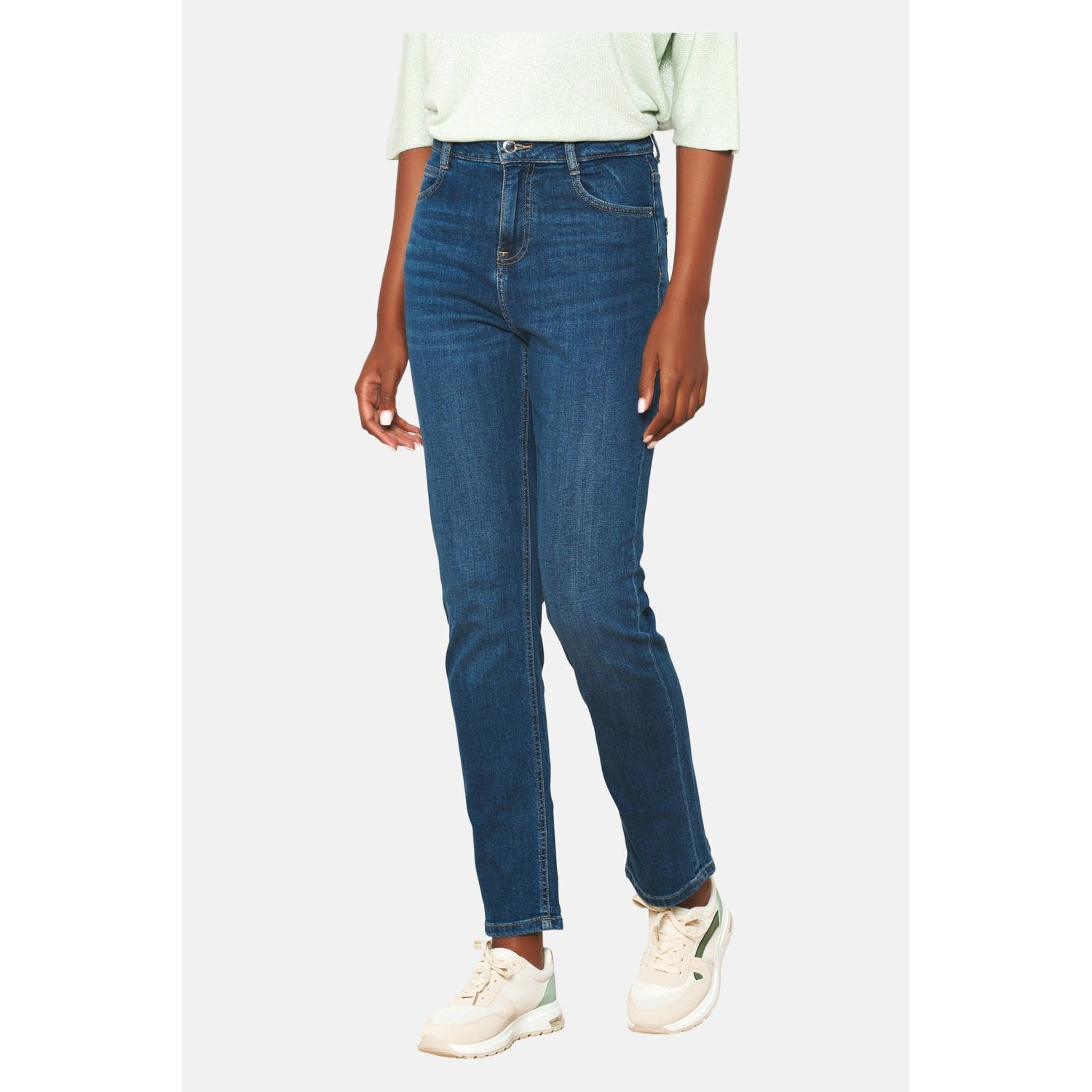 LOLALIZA straight leg jeans medium blue denim
