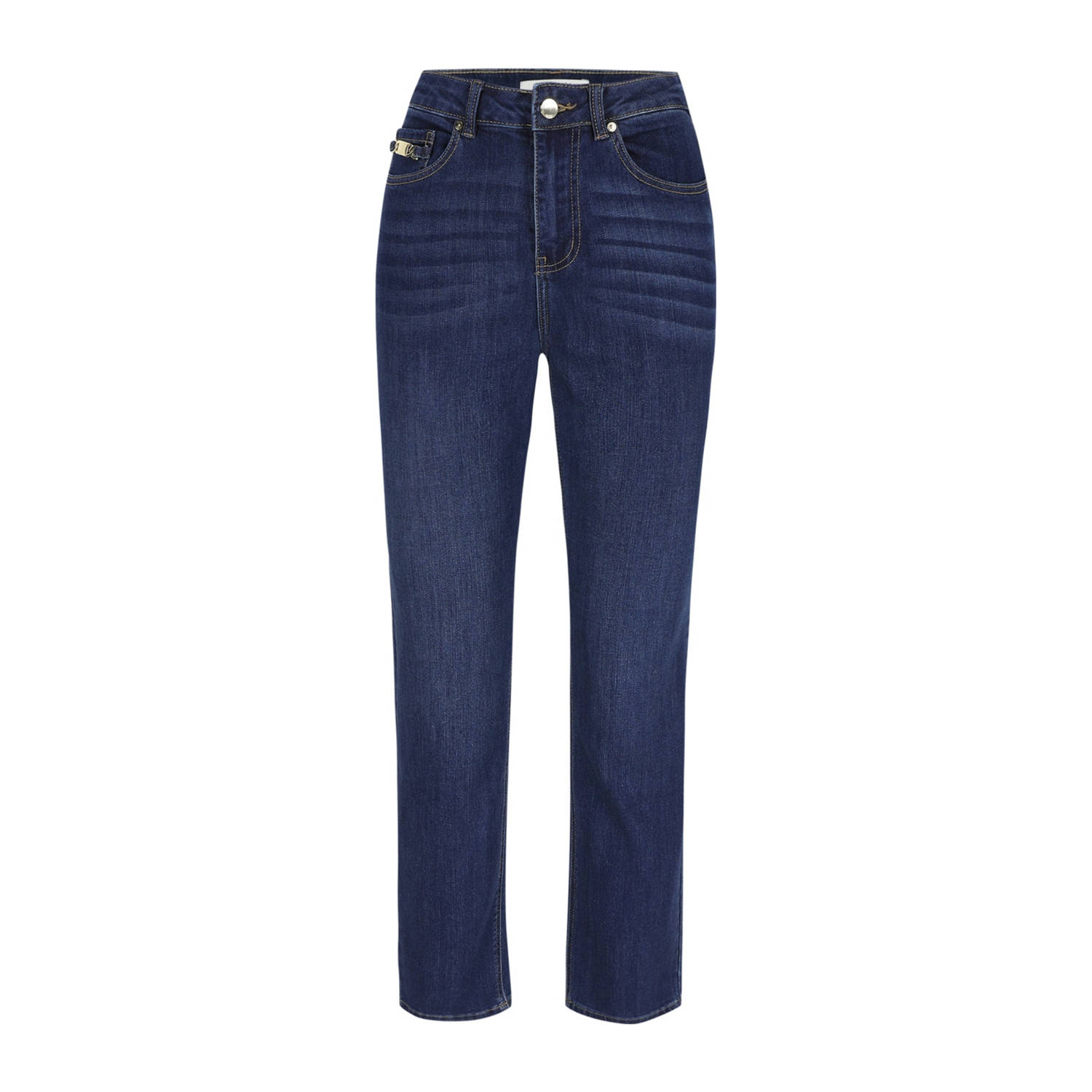 LOLALIZA high mom jeans dark blue denim