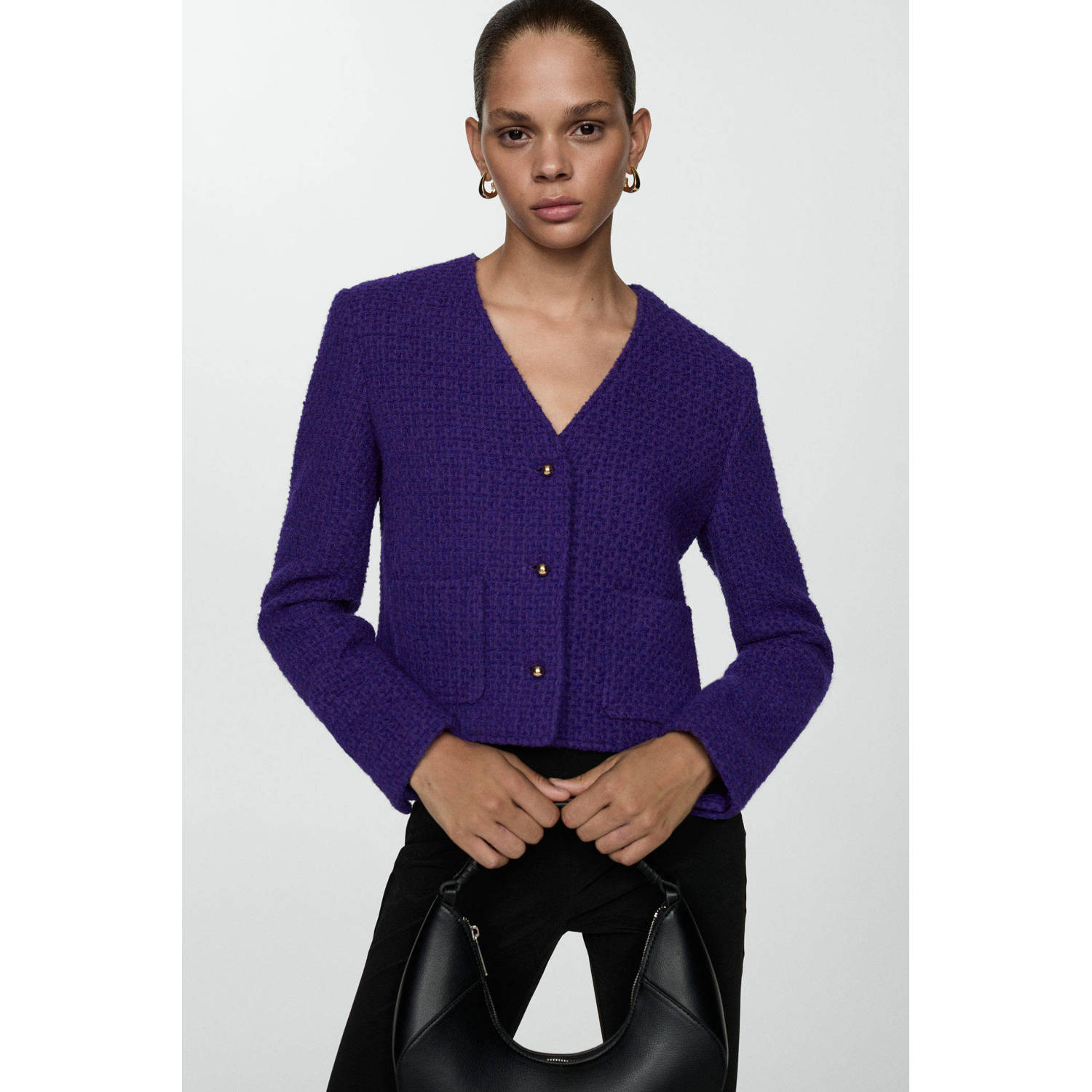 Mango blazer middenpaars