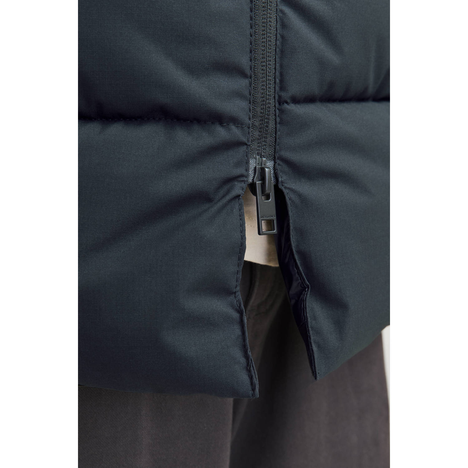 JACK & JONES JUNIOR gewatteerde winterjas JORVESTERBRO diep donkergroen