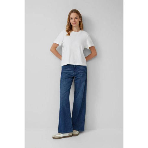 s.Oliver high waist wide leg jeans blue afbeelding