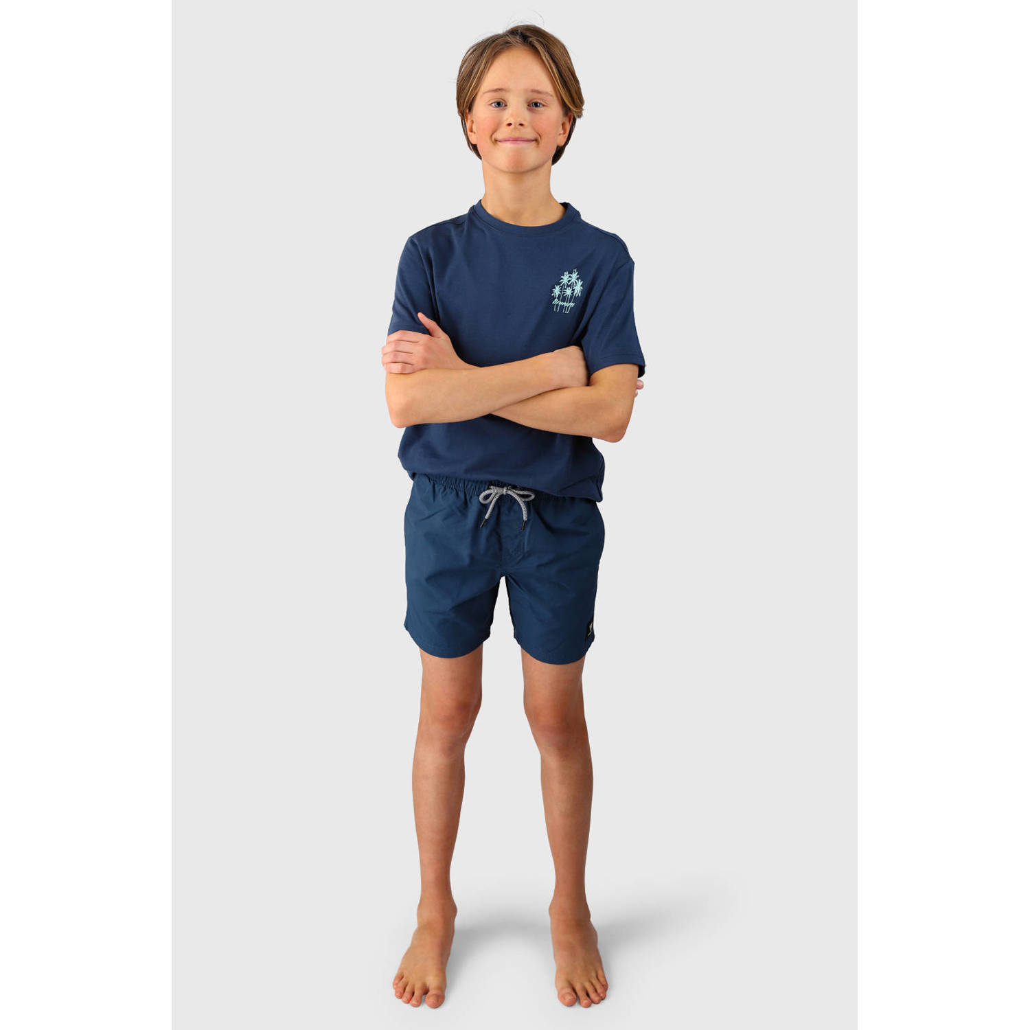 Brunotti zwemshort Hestey donkerblauw